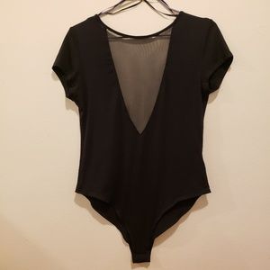 Black bodysuit from Forever 21